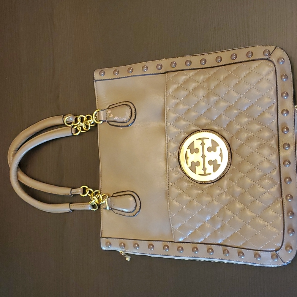 Tan Tote Bag